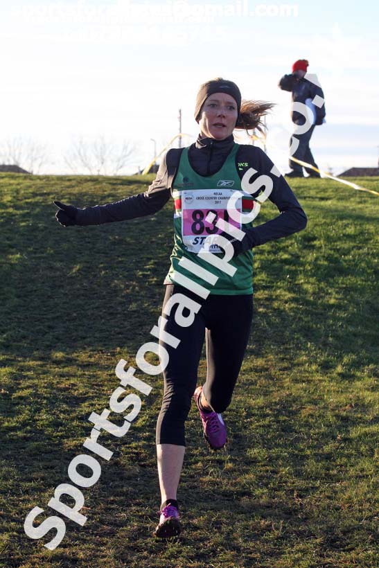 Senior womens North Eastern Cross Country, Redcar. Photo:  David T. Hewitson/Sports for All Pics
